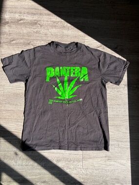 Pantera Black T‑Shirt with Neon Green Graphic